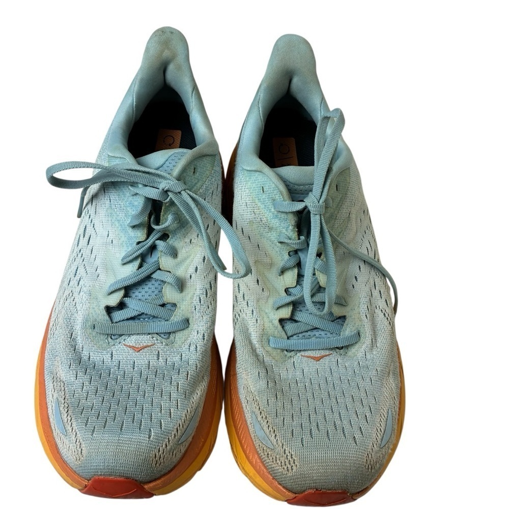 Hoka Women’s Clifton 8
Summer Song Ice Flow Colorway Sneaker- Sz 11 B